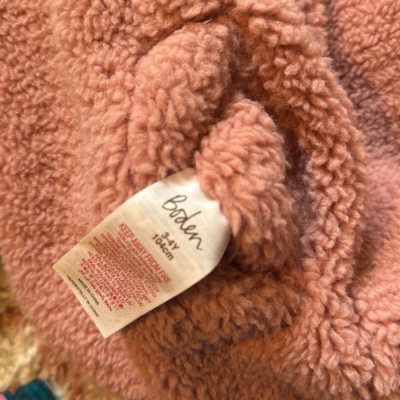 Boden Reversible Winter Girls Coat 3-4 - Picture 9 of 11